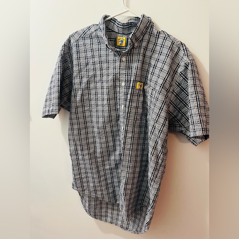 Duck Head Button Down Short Sleeve Size Large.